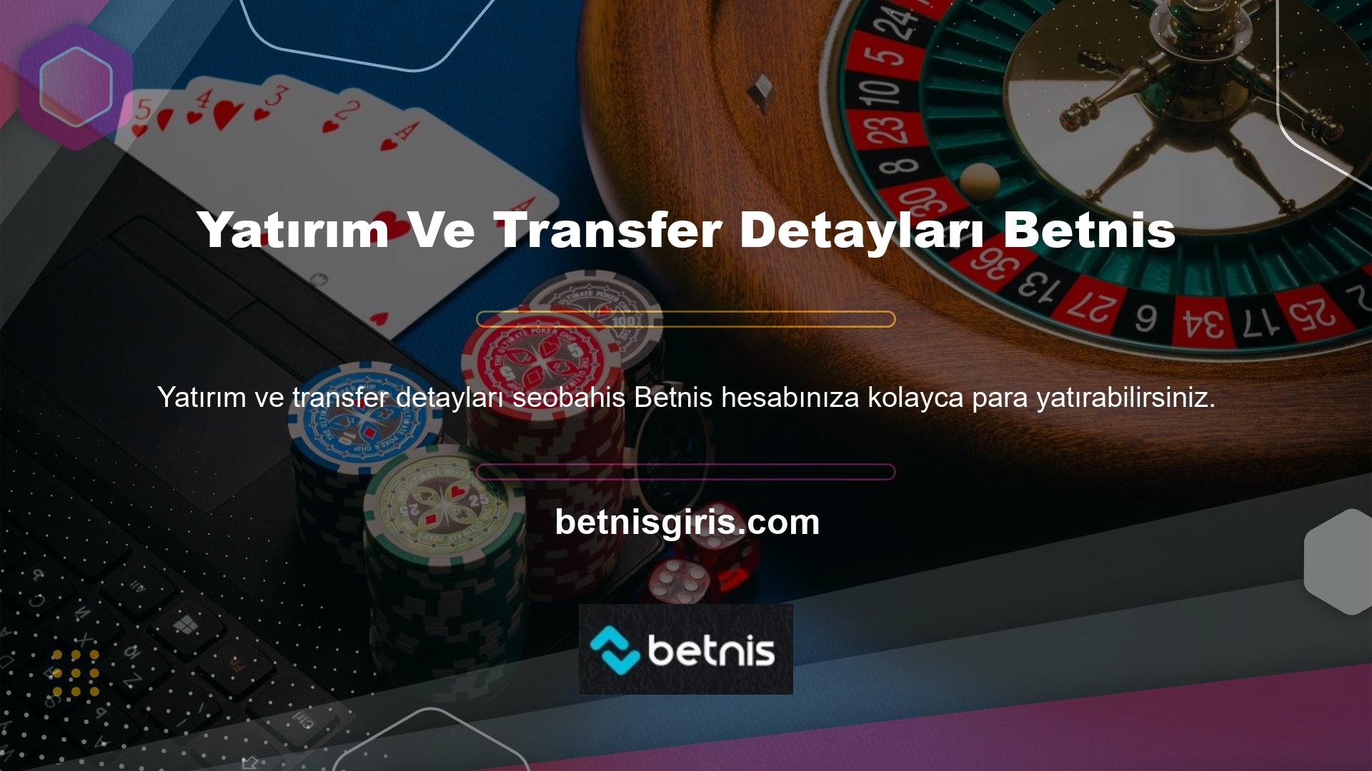 Yatırım Ve Transfer Detayları Betnis
